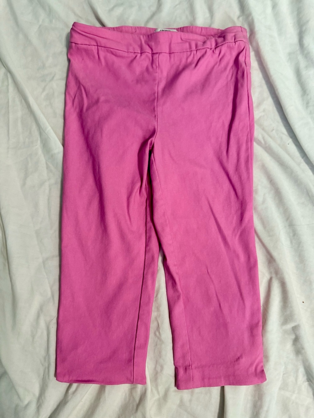 Crown & Ivy Pink Girls' Pull-On Pants/Capri’s (VGUC FIT LIKE 7/8) SZ 6